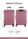 Parajohn Light Weight Cabin Size ABS Hardside Spinner Luggage Trolley 20 Inch