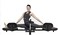 Heavy Duty Leg Stretch Machine Leg Splitter Gym Gear Fitness Equipment Ergonomic Design Ligament Stretching Device With Reinforced Backrest