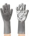 ZALCOON Cleaning Sponge Gloves Dishwashing Cleaning Scrubber Glove for Housework, Kitchen, Bathroom Cleaning 1 Pair (13.6" Large)
