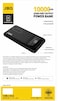 JBQ PD22.5W Dual Port USB and Type-C Power Bank with Display 10000mAh PB-D10