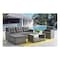 MyChoice Steel and Wicker Corner Sofa Set 4 PCS