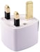 Generic Travel Power Plug Adapter White