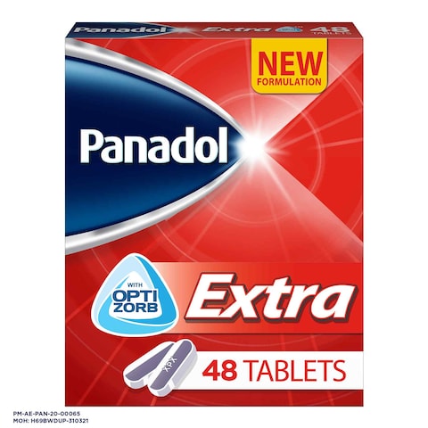 Panadol Extra With Optizorb 48 Tablets