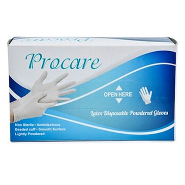 Le Grain Disposable Latex Gloves Powdered Pack Of 100 Extra Small