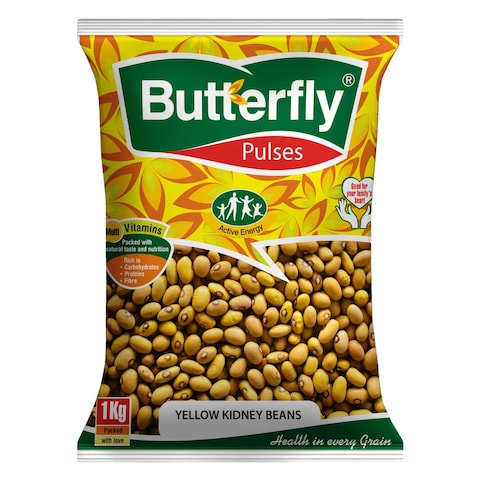 Butterfly Pulses Yellow Kidney Beans 1Kg
