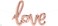 Love Script - Rose Gold 40 inches Foil Balloon