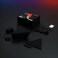 NANOLEAF Limited Edition Ultra Black Triangles Starter Kit - Smart WiFi LED Panel System w/ Music Visualizer - 9 Pack - Black