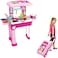 Little Chef 2-in-1 Kitchen Playset, Kitchen Utensil Set with Case, Multi-Colour with Lights and Sound


