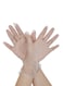 Marrkhor 100-Piece Disposable Vinyl Gloves, Transparent, 13X7X24Centimeter