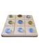 Wooden Tic Tac Toe Board Game for Adults & Kids   Wooden Puzzle Game, Coffee Table Wooden Decor & Games, Lightweight