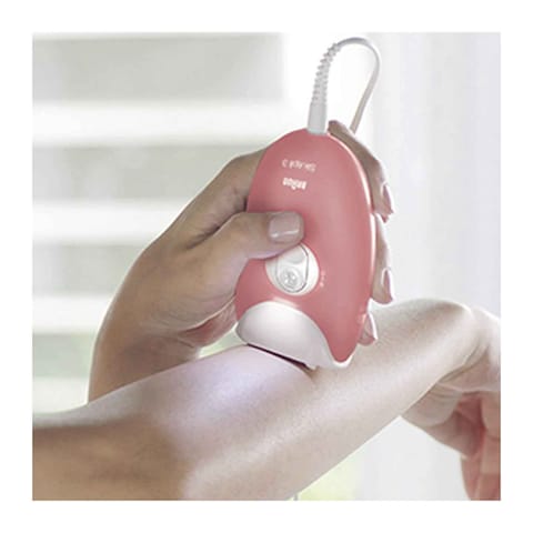 Braun Series 3 SilkEpil With Shaving Attachment - White - SE3-440