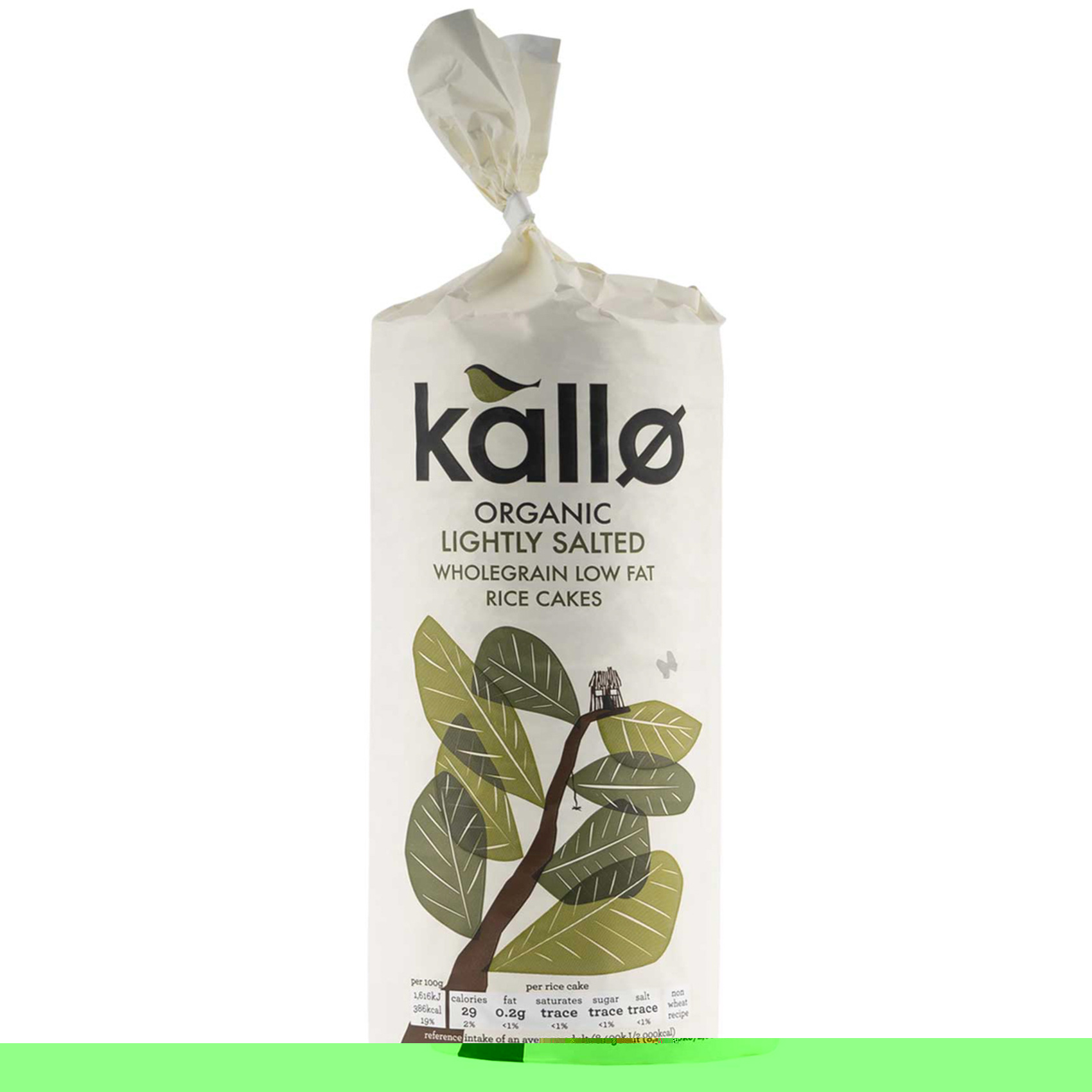 Kallo Organic Light Salted Low Fat Rice Cakes 130g