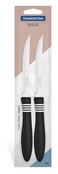 Tramontina Cor &amp; Cor Steak Knife Black 12.5cm 2 PCS