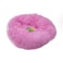 Grizzly Velor Plush Round Bed Pink Large - 71 x 20cm