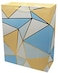 Beautiful Present Bag for any Occasion, Paper Gift Bag (40x30x12cm) Unique Design with Durable Ribbon Handles (Yellow) (Pack of 1 Unit).