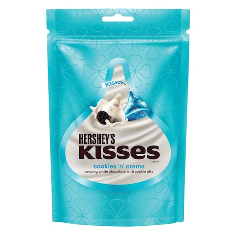 Hershey Pieces Kisses Cookies N Creme Chocolate 100g