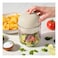 Nutricook Choppi Cordless Rechargeable Chopper CH600R-ME, White, 500ml
