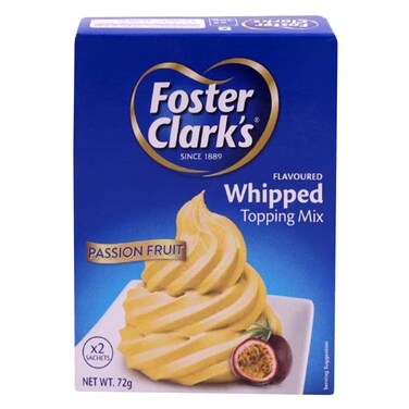 Foster Clark&#39;s Whipped Topping Mix Passion Fruit 72g