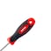 Geepas Precision Screwdriver - Slotted Screwdriver With Soft Grip Rubber Insulated Ergonomic Handle - Cr-V Build, Magnetic Tip And Hanging Hole For Easy Carry - Bicolored Red/Black - (Sl 5X150Mm)