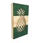 Pineapple Wooden Plaque with LED Lights 30x18cm