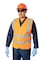 Vaultex - Reflective Safety Vest Orange Small