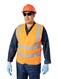 Vaultex - Reflective Safety Vest Orange Small