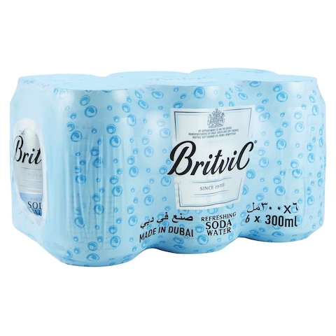 Britvic Soda Water 300ml Pack of 6