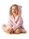 Milk &amp; Moo Chancin Velvet Bathrobe Pink/Black 64X36cm