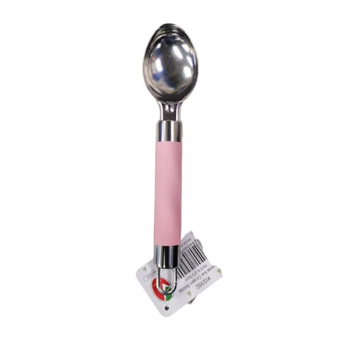 Elegante Ice Cream Spoon KG102 Pink And Silver