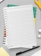 Lowha Spiral Notebook With 60 Sheets And Hard Paper Covers With Postcard Shape Design, For Jotting Notes And Reminders, For Work, University, School
