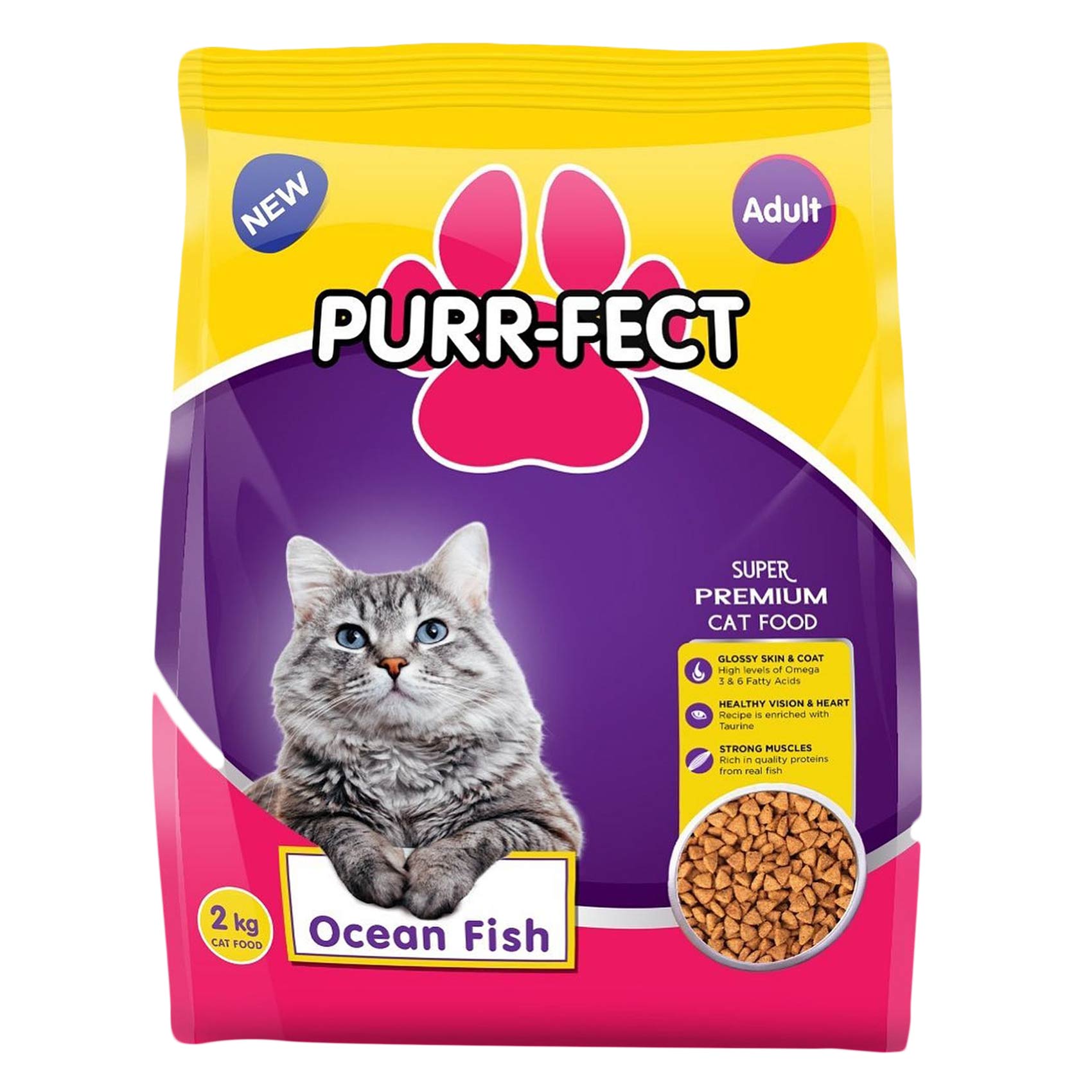 Buy Purrfect Ocean Fish Cat Food 2kg Online Carrefour Kenya