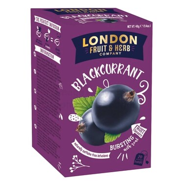 London Fruit And Herb Blackcurrant Tea 40g