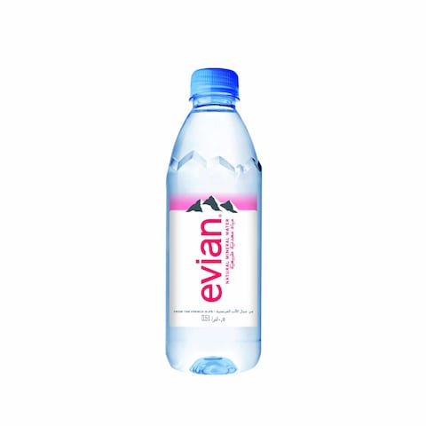 evian Natural Mineral Water 500ml Pack of 6