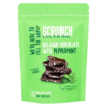 شيكولاتة غامقة بالنعناع من سكرنش، 150 جرام