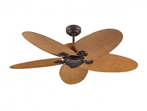 FIJIAN II coffee ceiling fan &Oslash;132cm wall control included