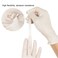 Generic-100 Pcs/Disposable Gloves Thick  Powder-Free Rubber Latex Stretchy Gloves Sterile Food Safe Grade for Home Food Laboratory Use (M)