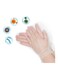 Marrkhor High Quality Disposable Vinyl Hand Gloves, Clear, Medium