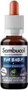 Sambucol Natural Black Elderberry Baby Drops, Vitamin C, Immune Support Supplement, 20ml
