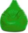 Luxe Decora PVC Bean Bag With Filling (Large, Green)