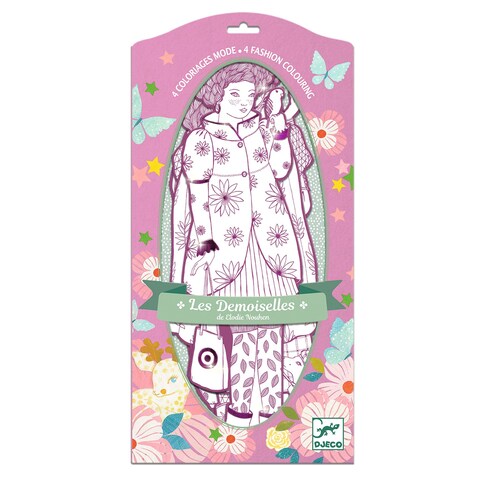 Djeco Rosemary And Friends Les Demoiselles Colouring