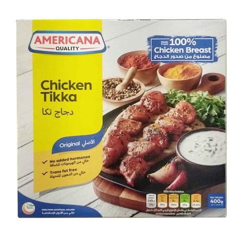 Buy Americana Quality Chicken Tikka 400g in Kuwait