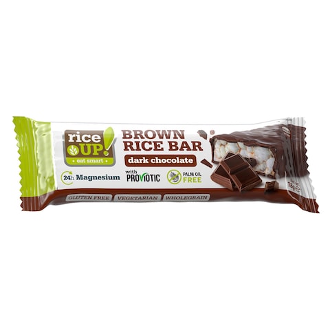 Rice Up! Brown Rice Bar Dark Chocolate 18g