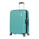 Eminent Hard Case Travel Bag Makrolon Polycarbonate Medium Luggage Trolley Lightweight Expandable Zipper Suitcase 4 Quiet Wheels With TSA Lock KG82 Turquoise