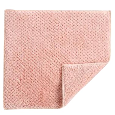 Decdeal - Soft Fluffy Towels Coral Fleece Cleaning Cloth Kitchen Dish Towels Water Absorbent Fast Drying Multipurpose Soft Lint Free Towels for Spa Hotels Home
