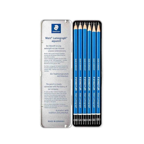 Staedtler Mars Lumograph Drawing Pencils 6 Count