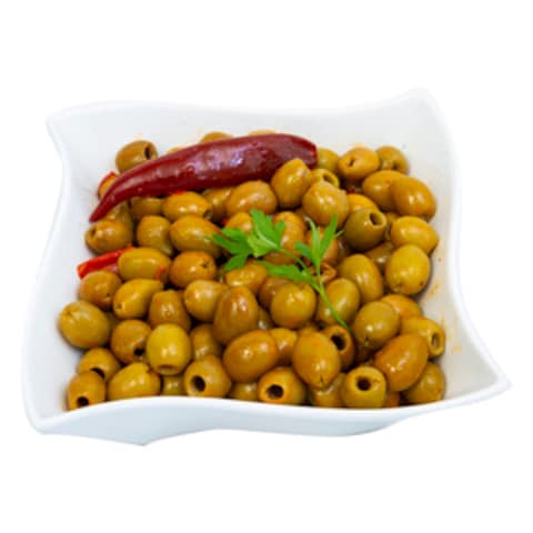زيتون اخضر اردني بالهلابينو