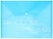 Generic Huajie W-209-18 My Clear Bag Plastic Envelope A4 Set Of 12, Blue