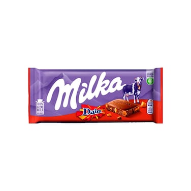 Milka Chocolate Bar Daim 100g