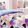 Sleep Night 3 Pieces Kids Compressed Comforter Set, Single Size 150 X 200cm Modern Printed Bedding Set For Girls And Boys, MultiColor