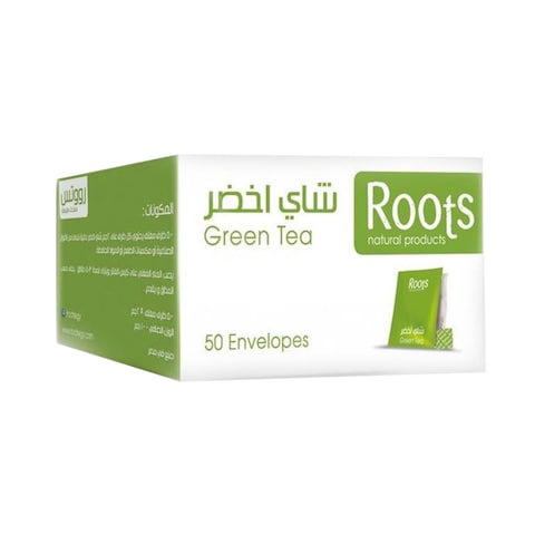 Buy Roots Green Tea - 50 Tea Bags in Egypt